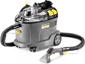 Моющий пылесос Karcher Puzzi 8/1 в действии